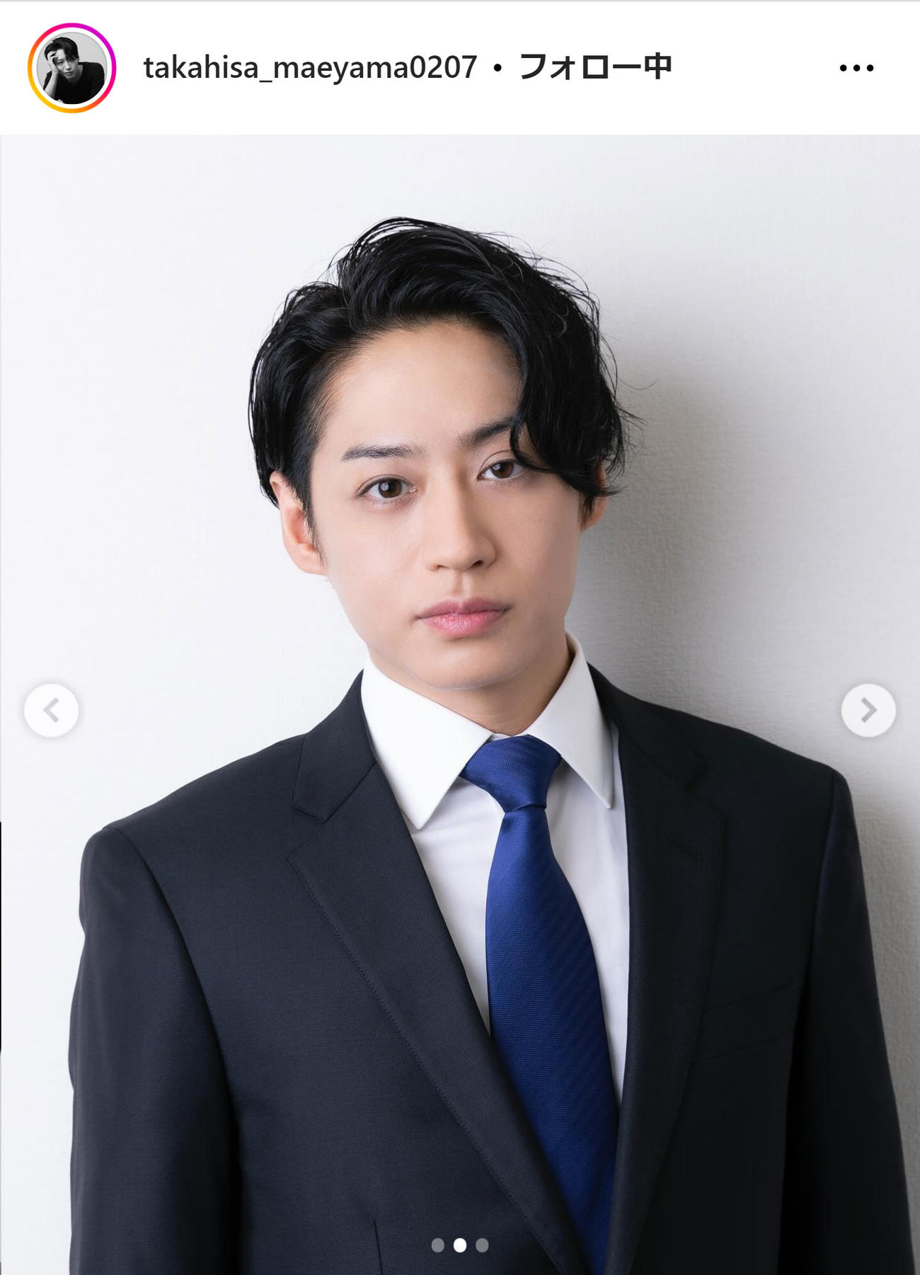 前山剛久さんのインスタグラムから