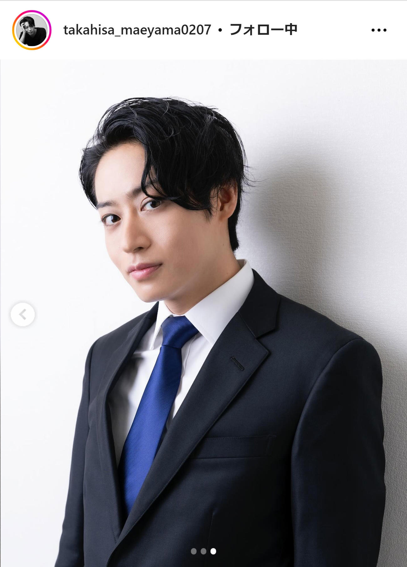 前山剛久さんのインスタグラムから