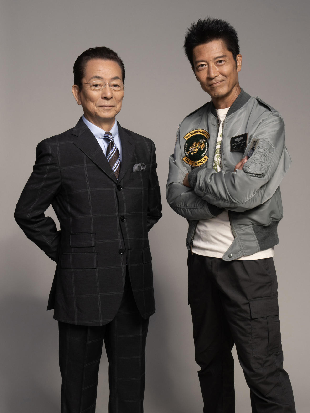 テレビ朝日系ドラマ「相棒」新シリーズに出演する水谷豊（左）と寺脇康文