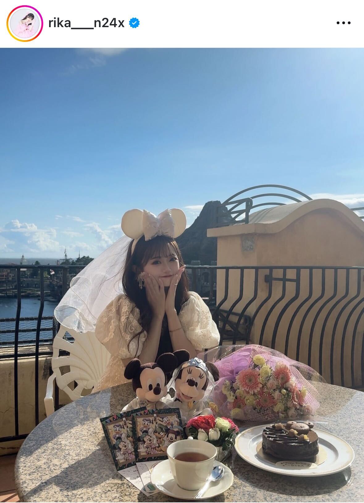 中井りかのインスタグラムから