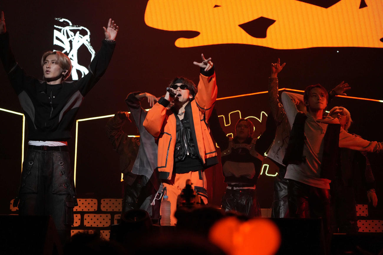 初のソロツアー「NAOTO PRESENTS HONEST HOUSE 2024　■（■は引用符）THE FINAL■（■は引用符）」でパフォーマンスするEXILE NAOTO