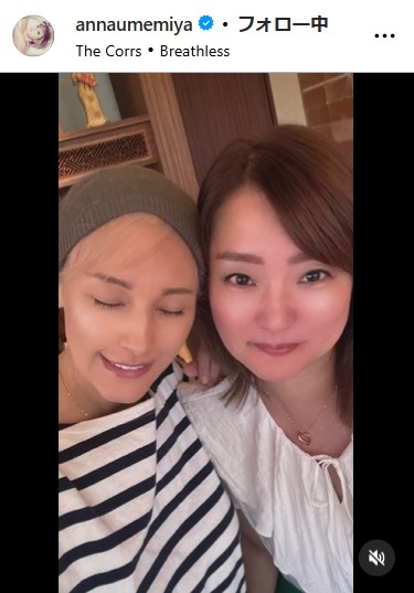 梅宮アンナのインスタグラムから