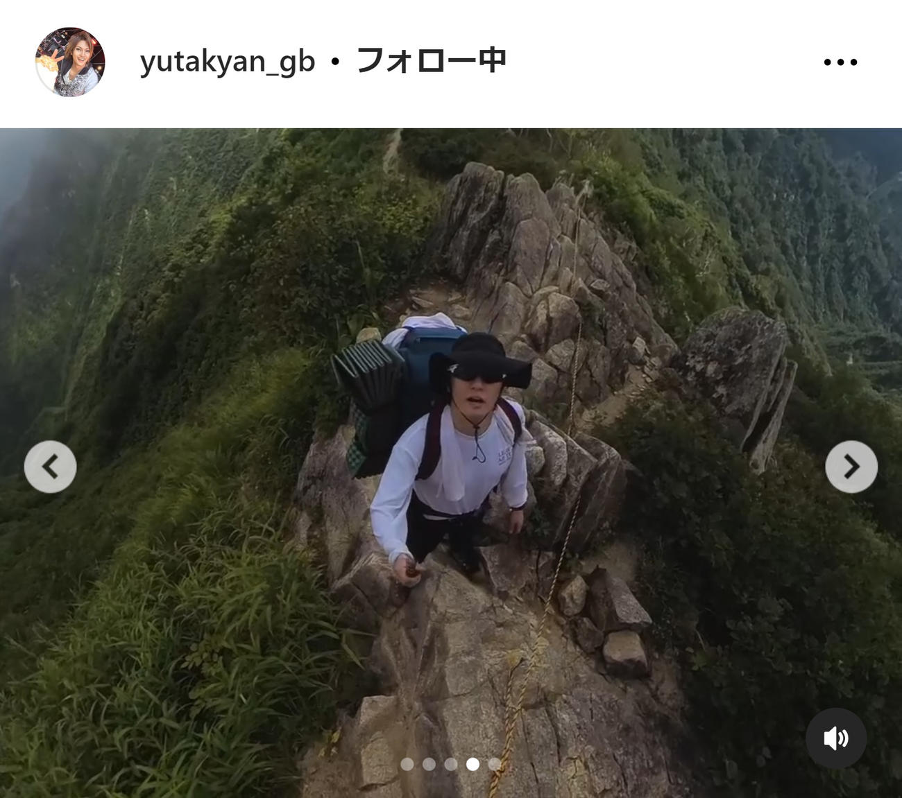 喜矢武豊のインスタグラムから