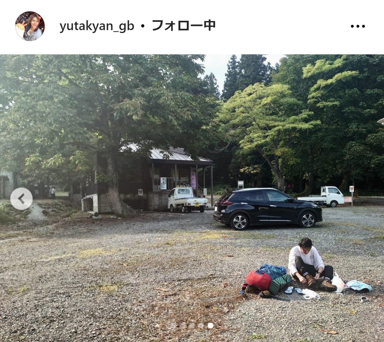 喜矢武豊のインスタグラムから