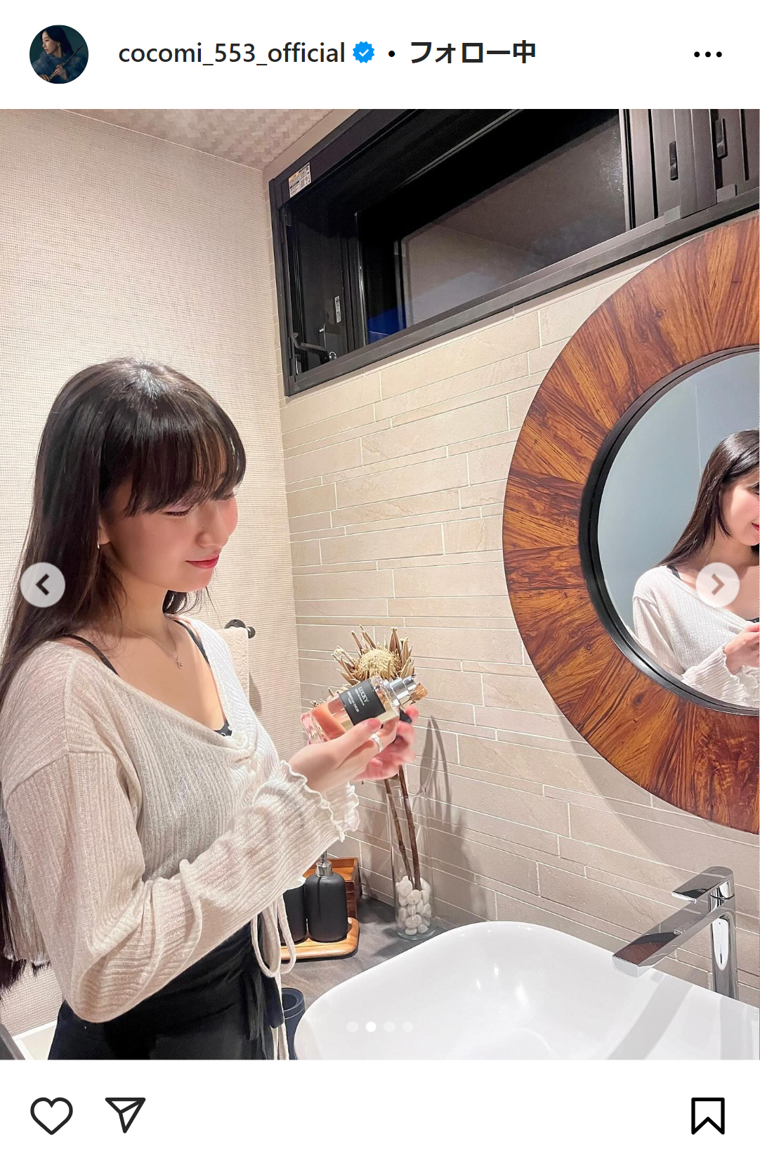 Cocomiのインスタグラムから