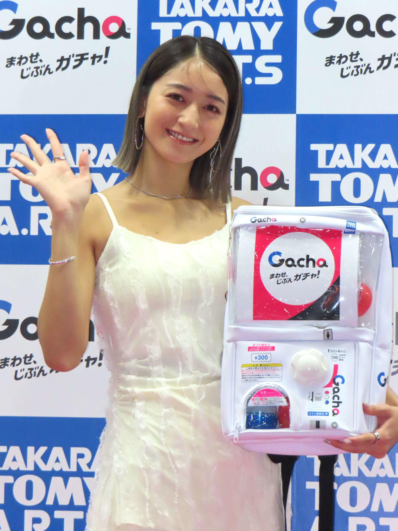 ガチャ日本上陸60周年プロジェクト発表会に登壇した池田美優