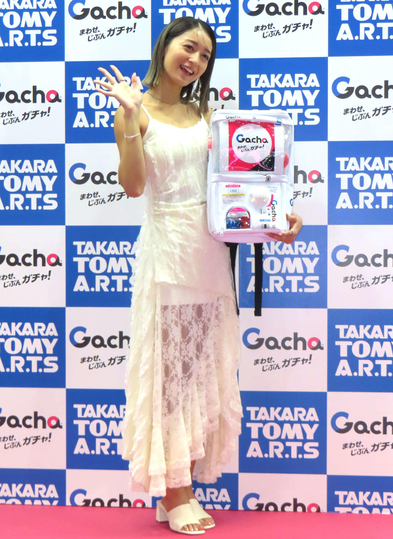 ガチャ日本上陸60周年プロジェクト発表会に登壇した池田美優