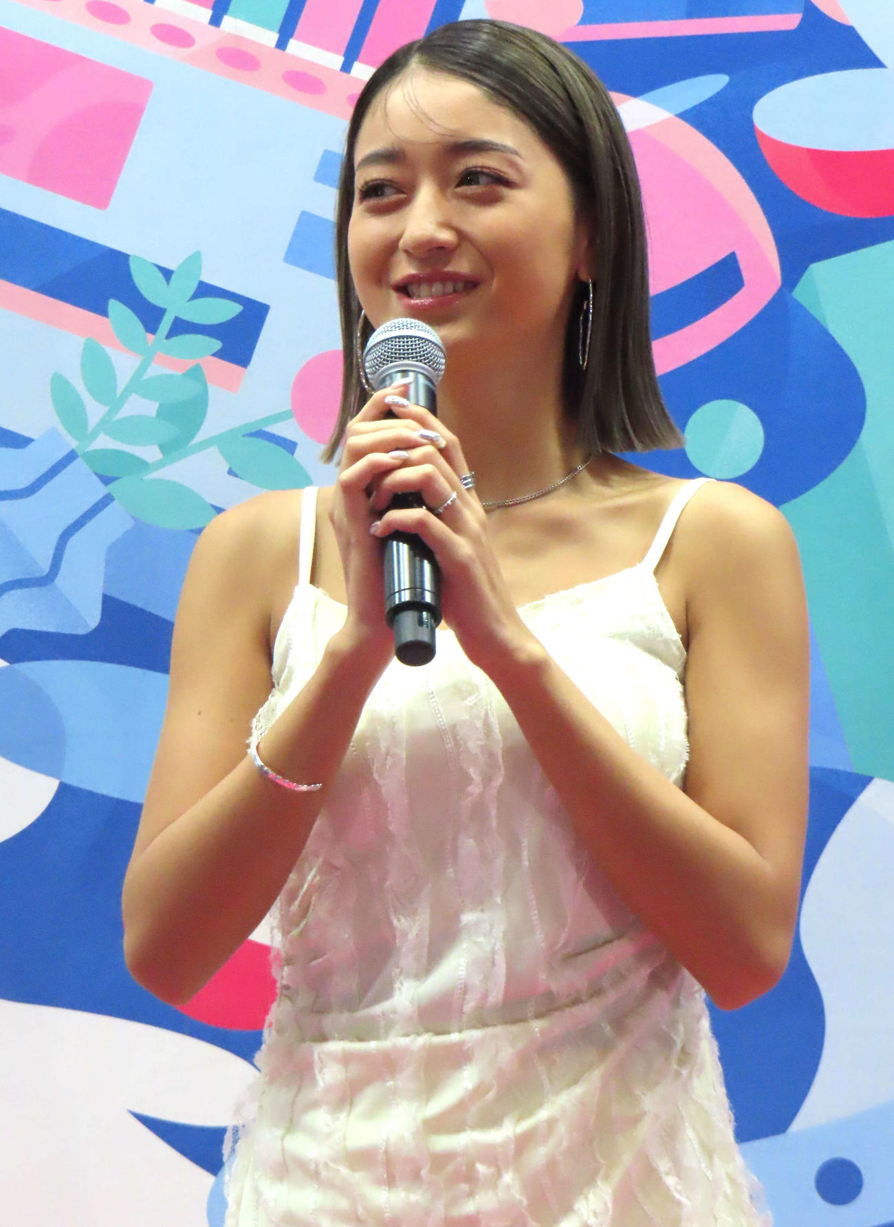ガチャ日本上陸60周年プロジェクト発表会に登壇した池田美優