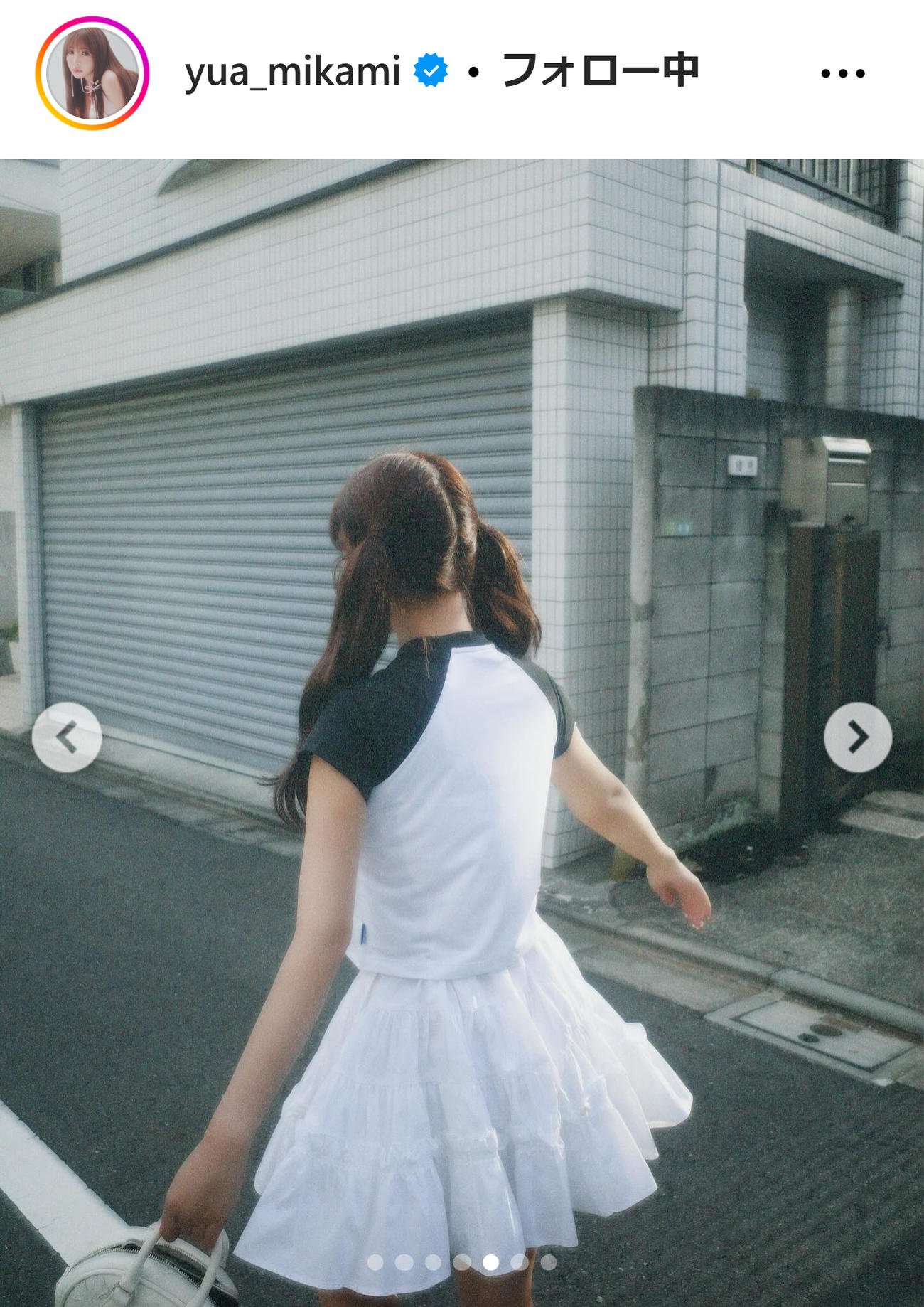 三上悠亜のインスタグラムから