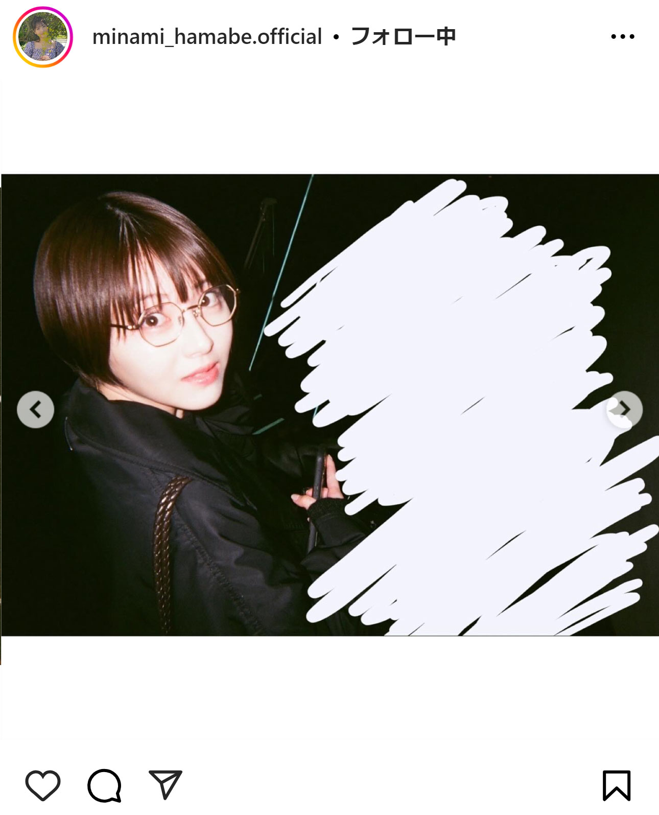 浜辺美波のインスタグラムから