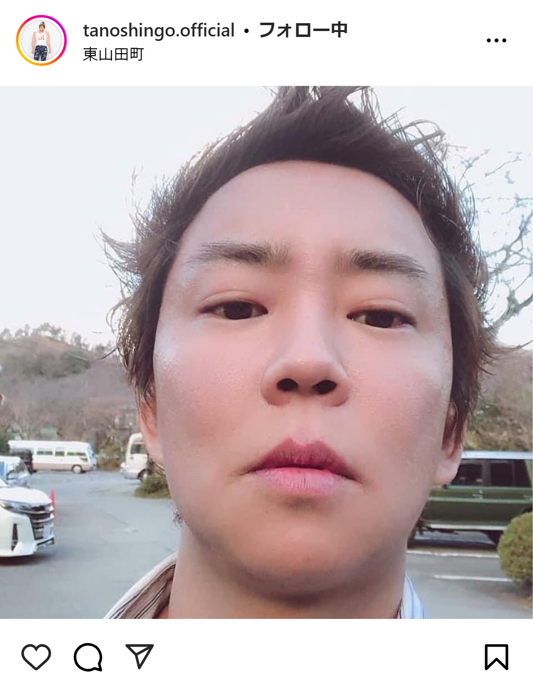 楽しんごのインスタグラムから