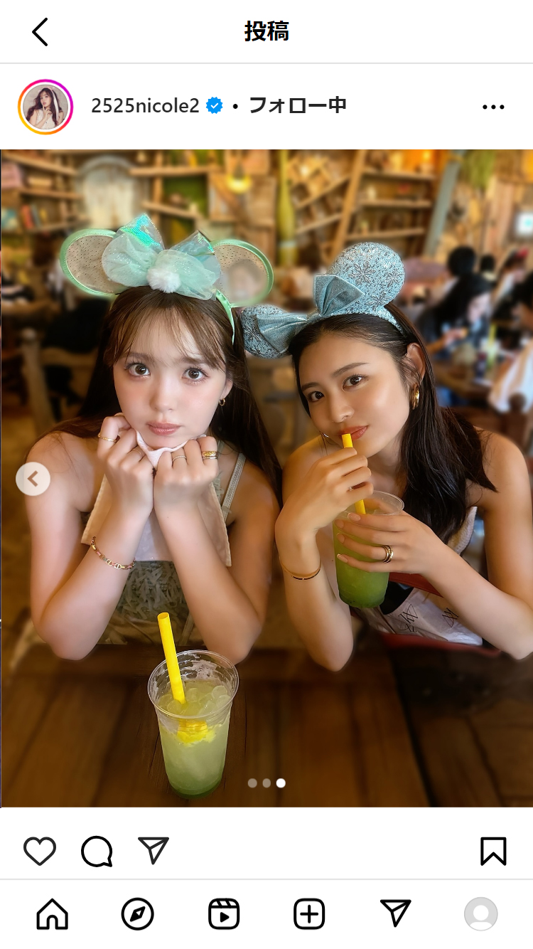 藤田ニコルのインスタグラムから