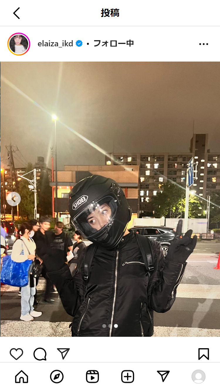 池田エライザのインスタグラムから