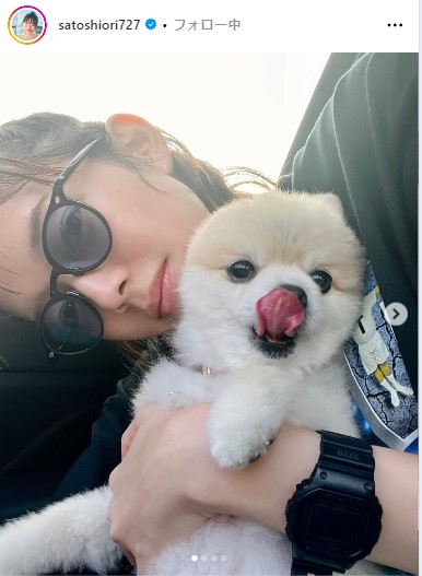 佐藤栞里のインスタグラムから