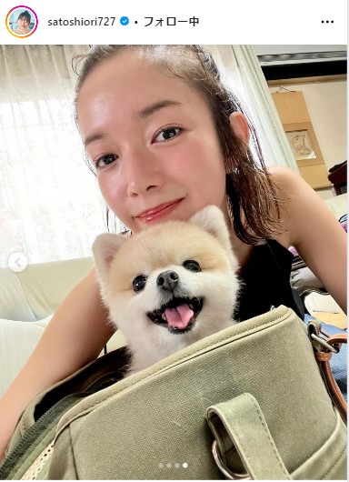 佐藤栞里のインスタグラムから
