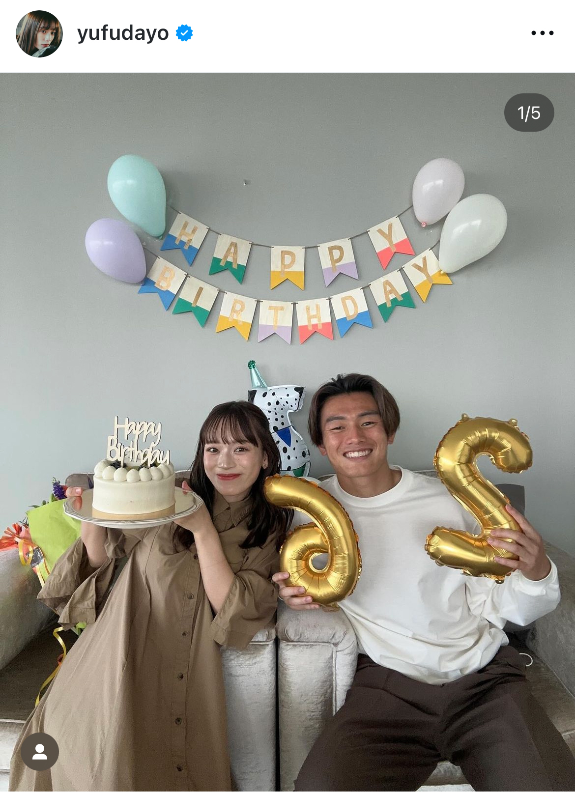 由布菜月のインスタグラムから
