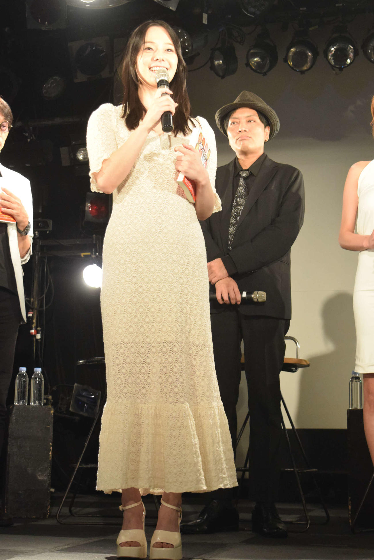 村西とおる監督のトークライブに出演した吉高寧々（撮影・阪口孝志）