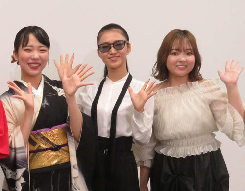 田中あいみ、舞乃空、梅谷心愛のＺ世代３人ボーカルユニット名が「３人娘Ｚ」に決定