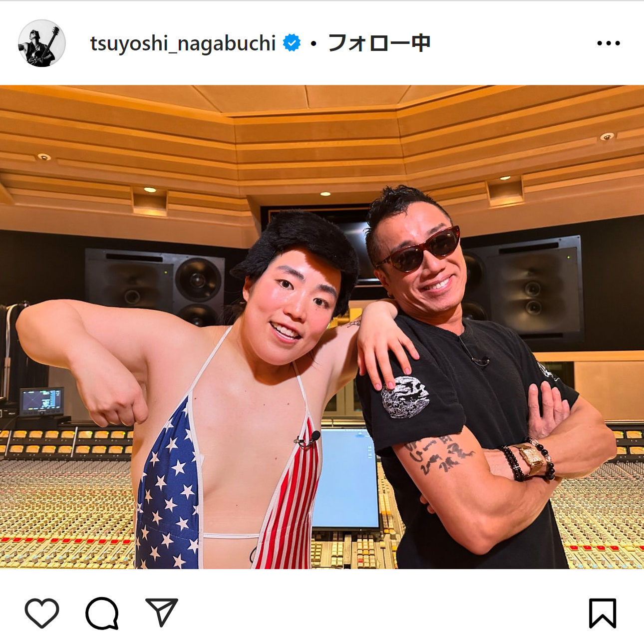 長渕剛のインスタグラムから