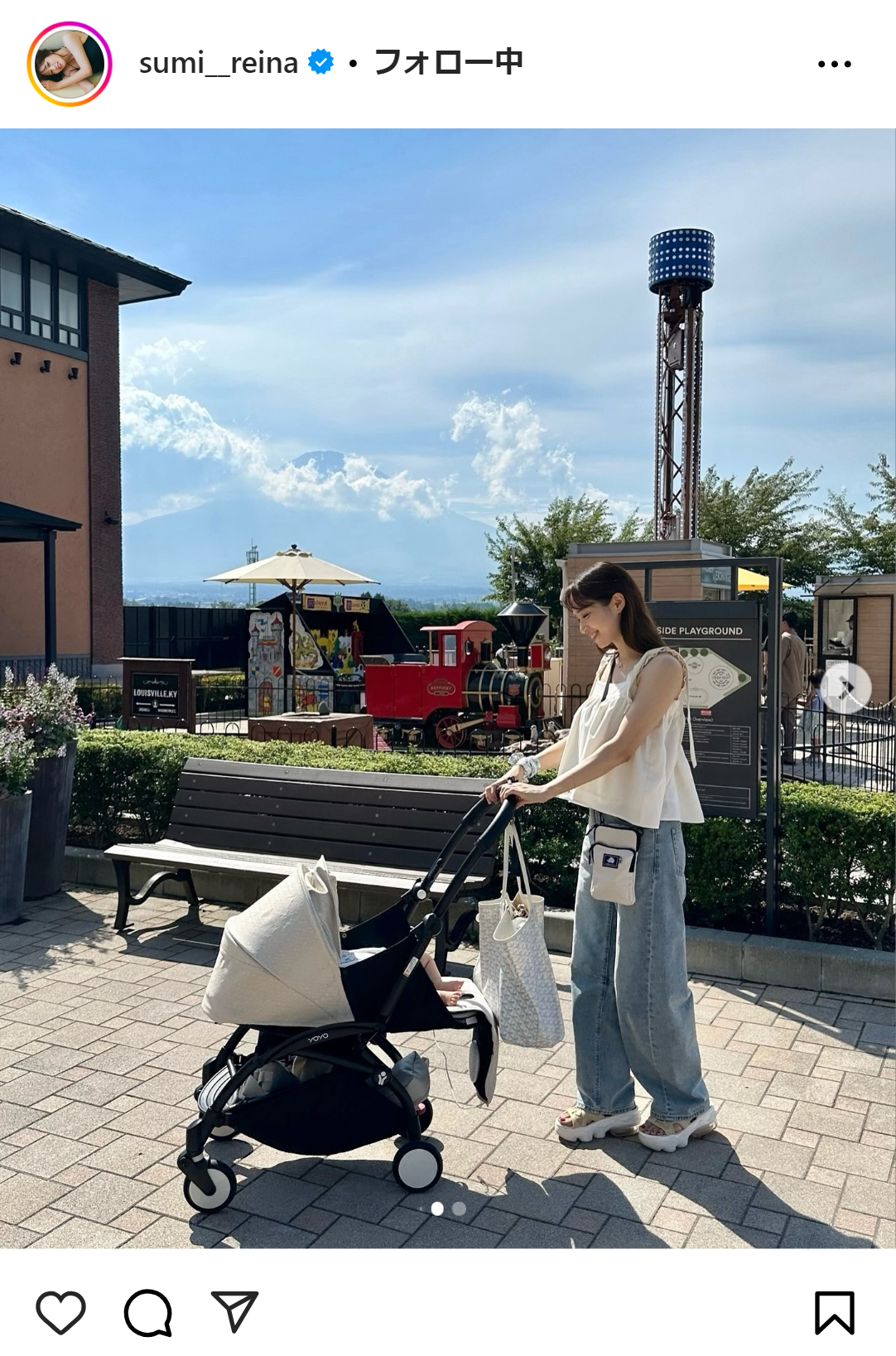 鷲見玲奈のインスタグラムから