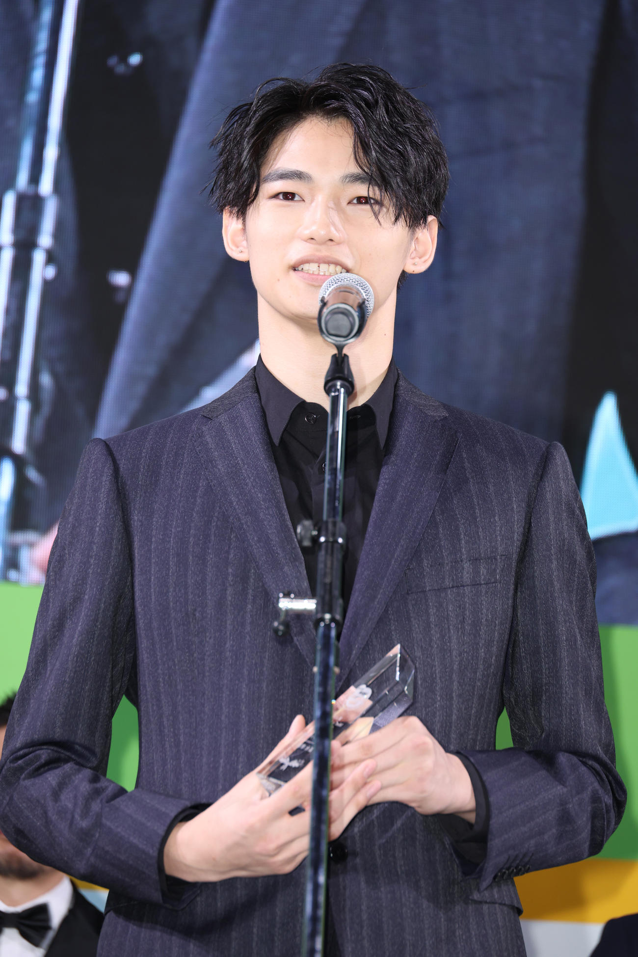 第4回Men’s Beautyアワード、Beautyスキンケア部門を受賞した冨永章胤（撮影・中島郁夫）