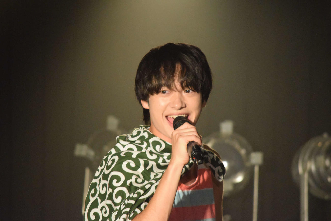東名阪ツアーファイナルに出演したBMK松岡拳紀介（撮影・阪口孝志）