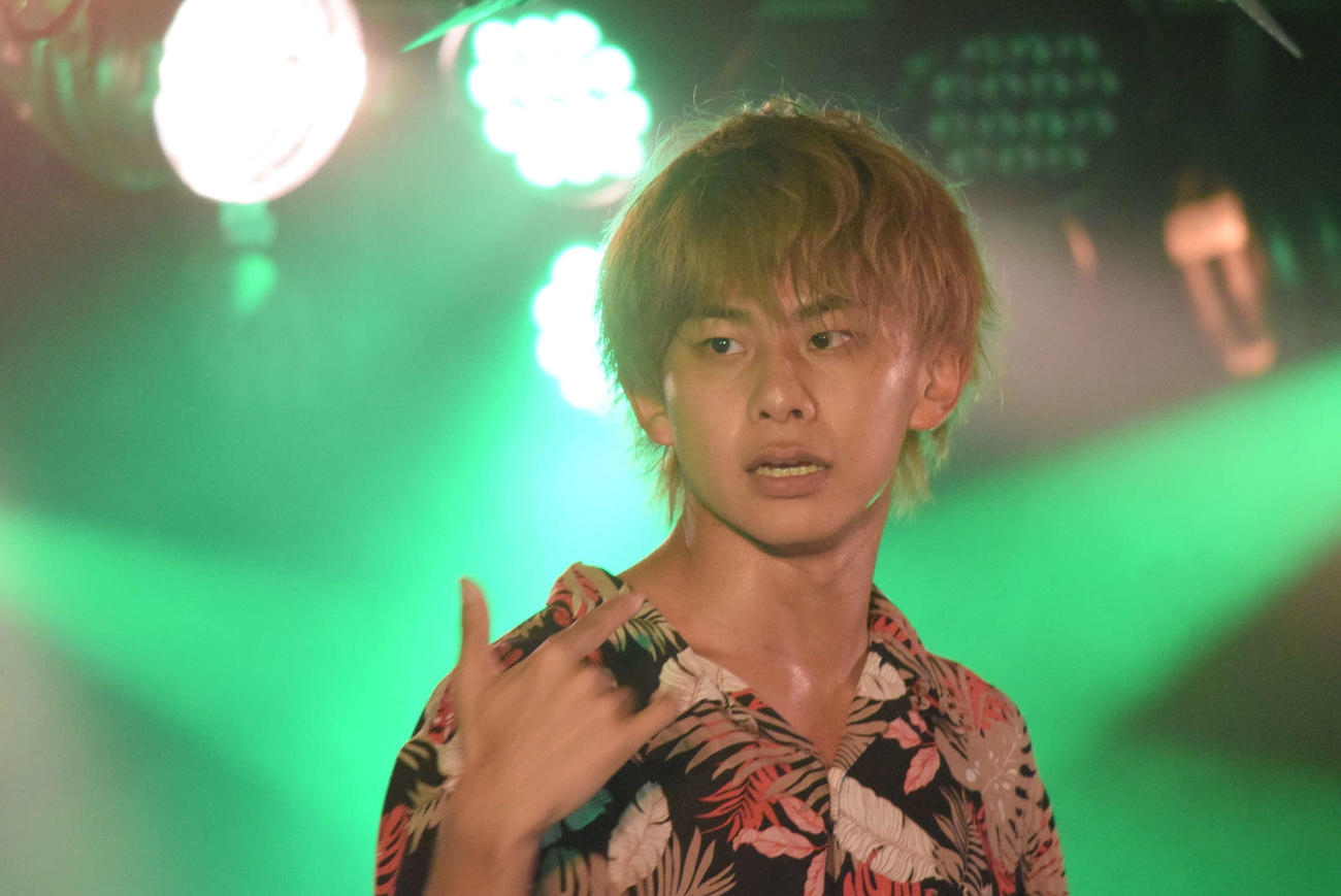 東名阪ツアーファイナルに出演したBMK三隅一輝（撮影・阪口孝志）