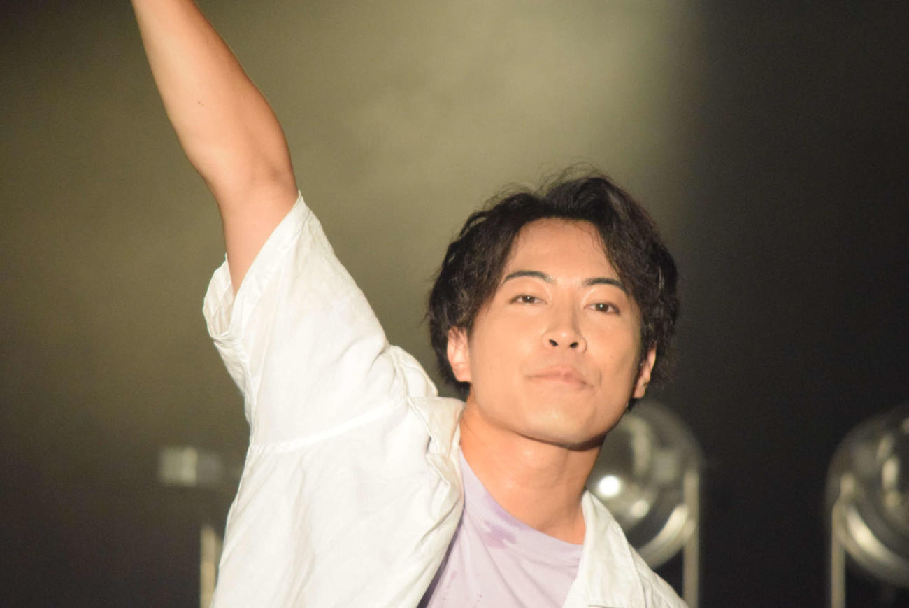 東名阪ツアーファイナルに出演したBMK米谷恭輔（撮影・阪口孝志）