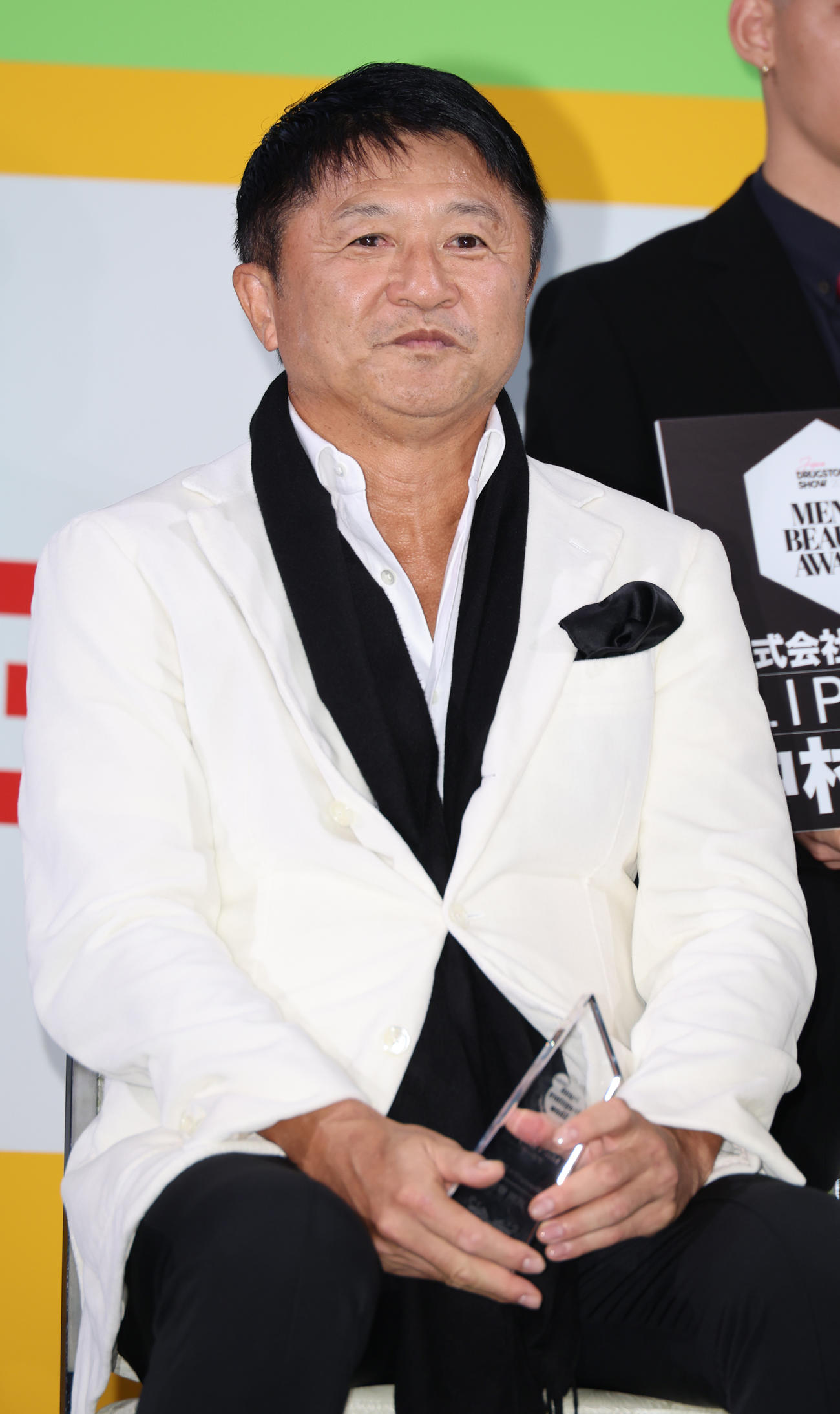 第4回Men’s Beautyアワード、Beautyミドル部門を受賞した武田修宏氏（撮影・中島郁夫）