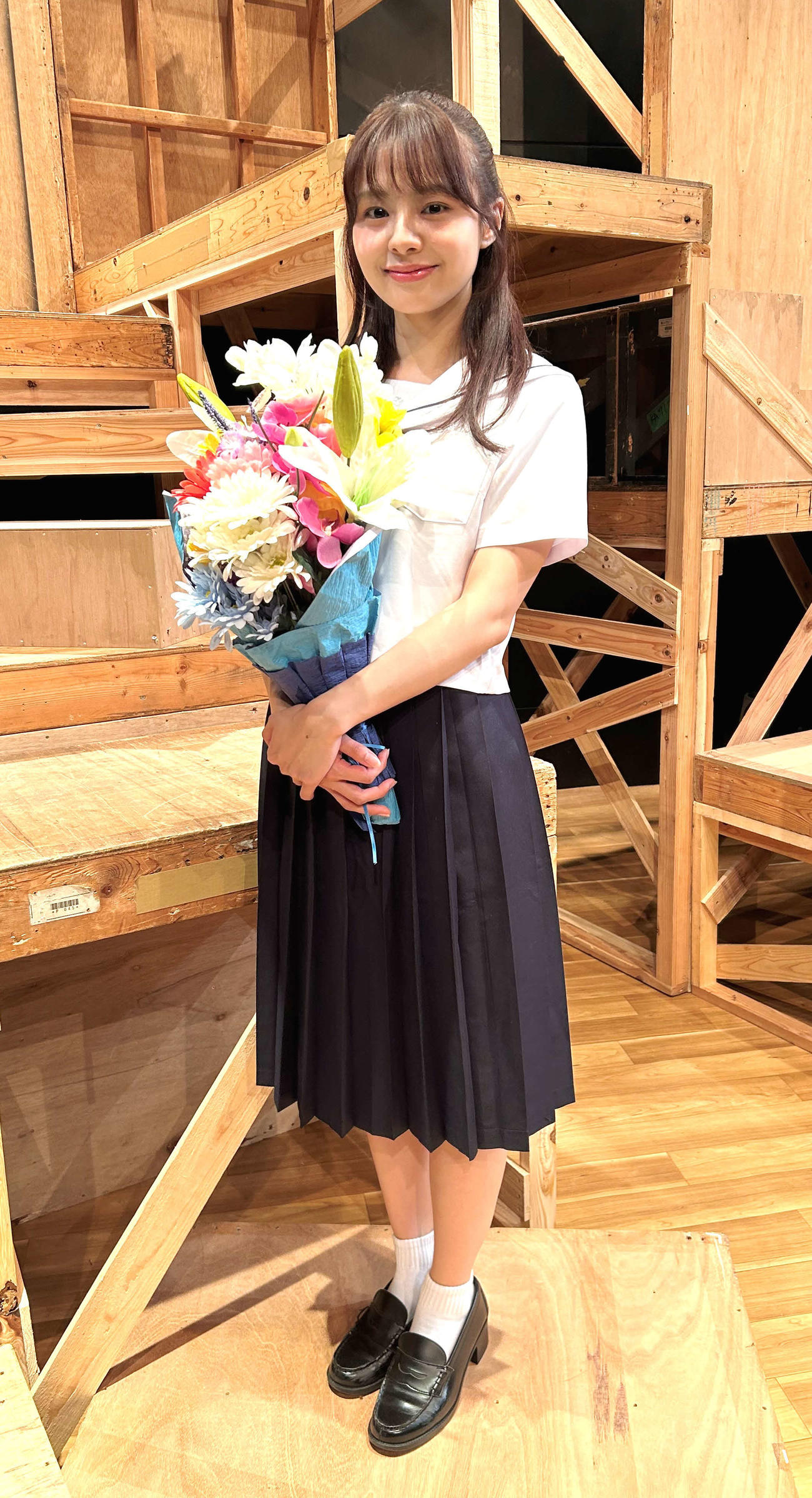 初主演舞台「私たち…」の初日を迎えた本間日陽