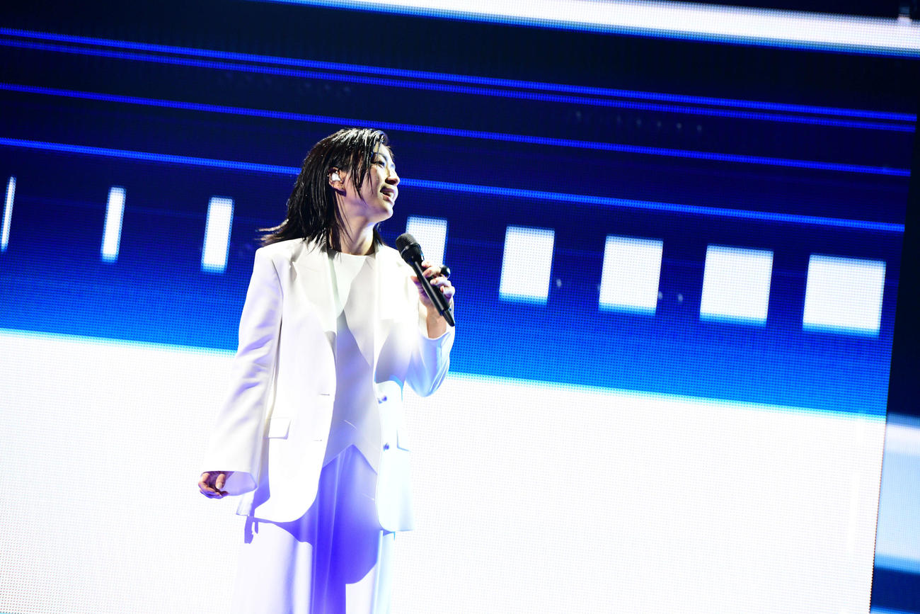 約6年ぶりとなる全国ツアーのファイナル公演を行った宇多田ヒカル（撮影：岸田哲平）