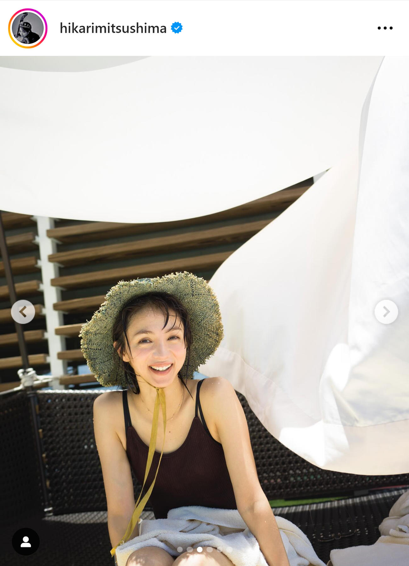 満島ひかりのインスタグラムから