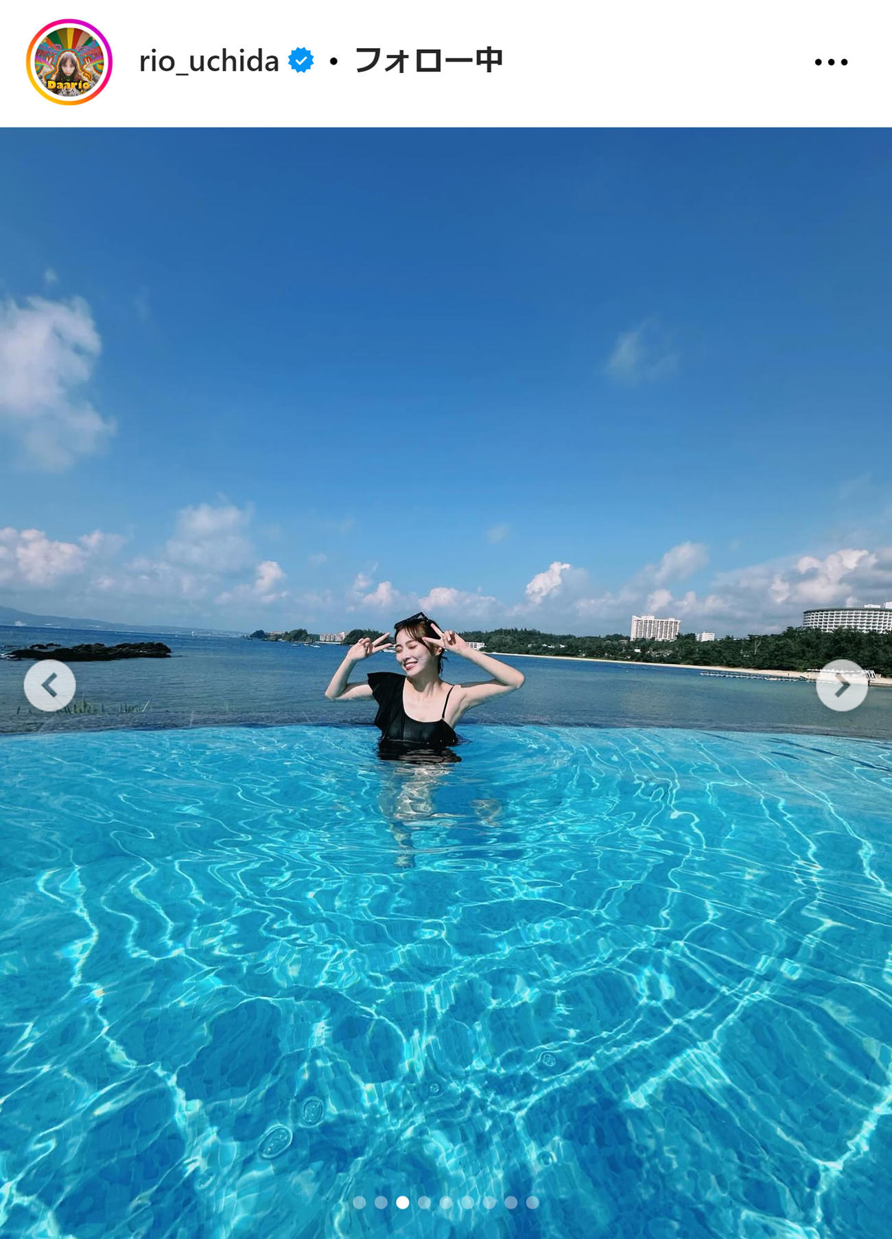 内田理央のインスタグラムから