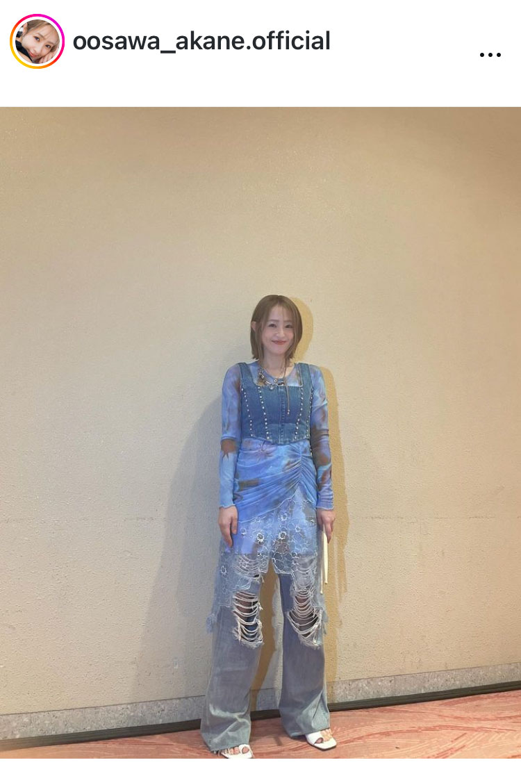 大沢あかねのインスタグラムから