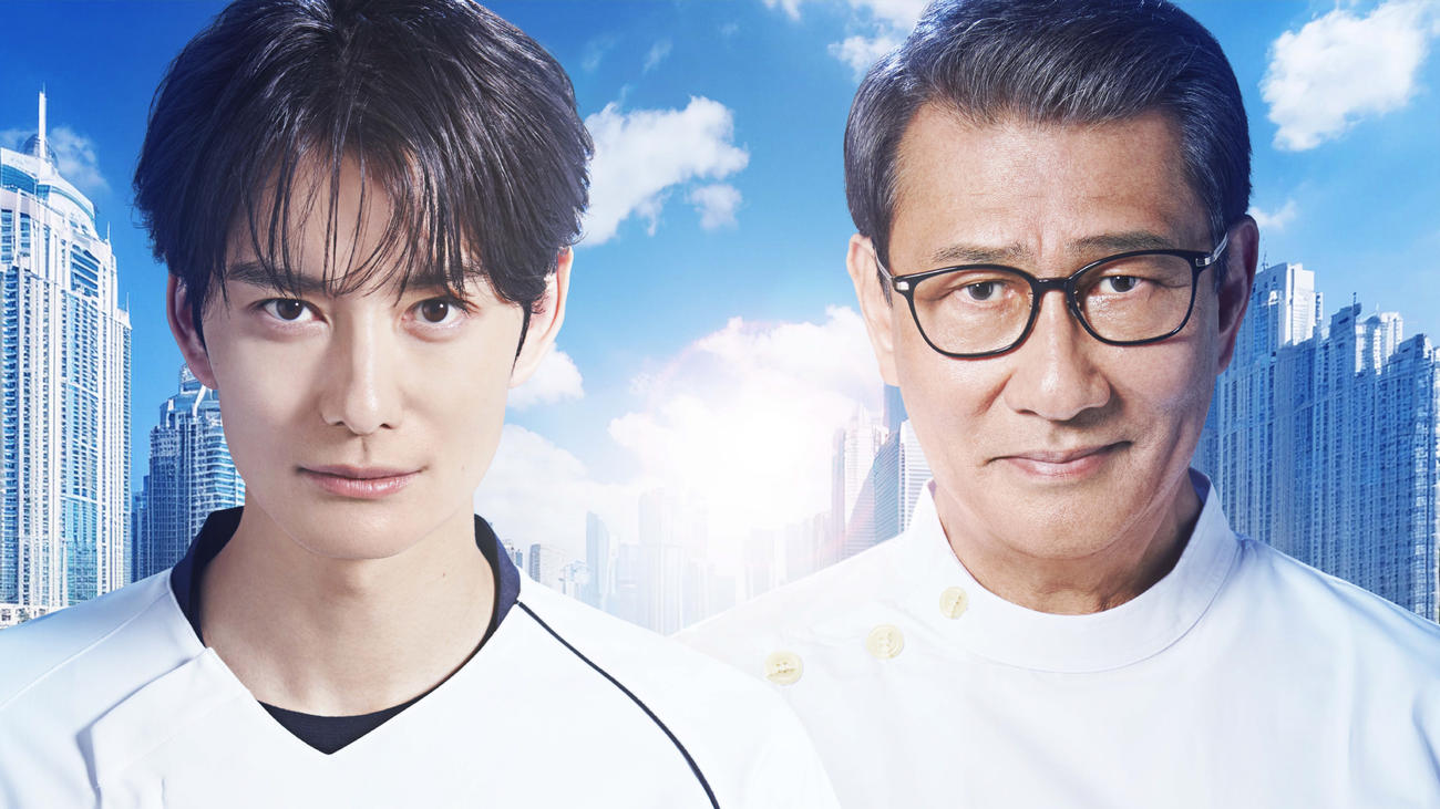テレビ朝日系10月期ドラマ「ザ・トラベルナース」で再びコンビを組む岡田将生（左）と中井貴一