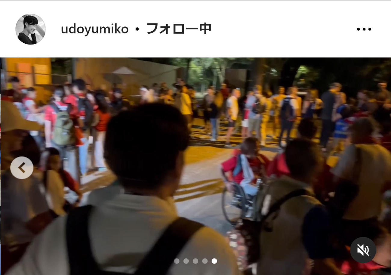 有働由美子のインスタグラムから