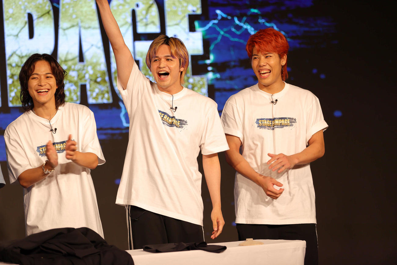 10月5日スタートのTHE RAMPAGE冠番組「STAGE RAMPAGE」の1場面（C）ABCテレビ