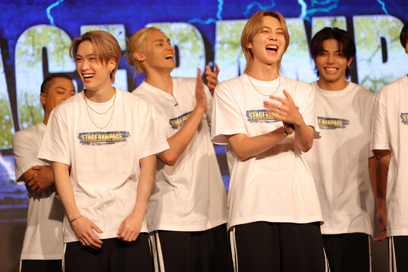 10月5日スタートのTHE RAMPAGE冠番組「STAGE RAMPAGE」の1場面（C）ABCテレビ