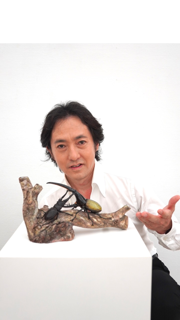 第108回「二科展」（彫刻部）で4年連続で入選した秋川雅史