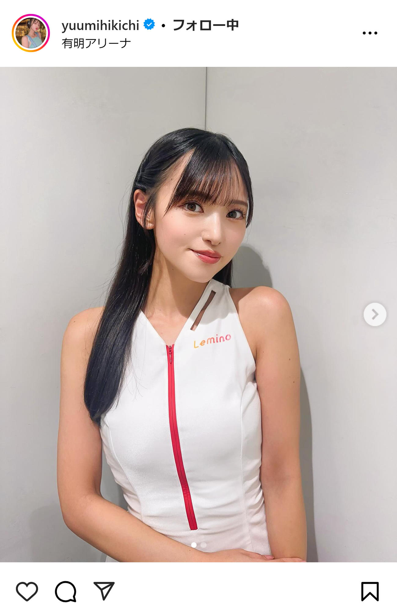 引地裕美のインスタグラムから