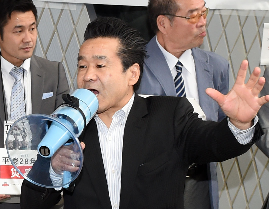 渡嘉敷勝男氏（2016年4月撮影）