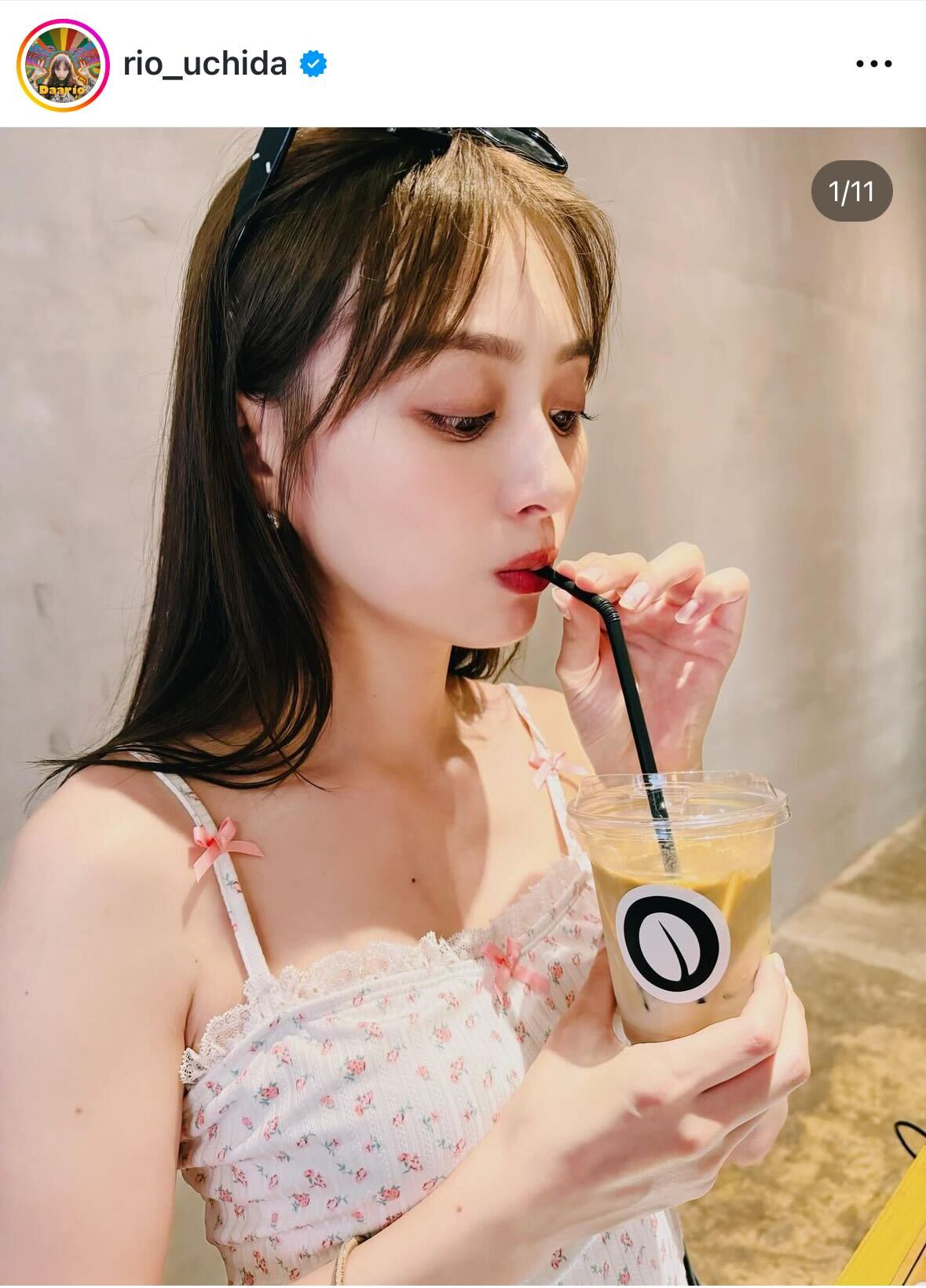 内田理央のインスタグラムから