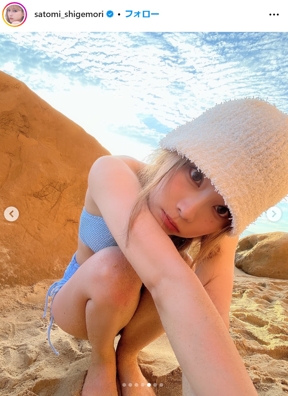 重盛さと美のインスタグラムから
