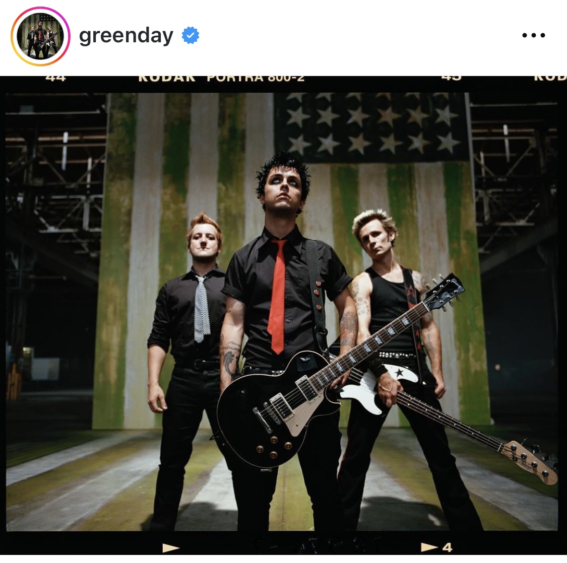 GREEN DAY（公式インスタグラムから）