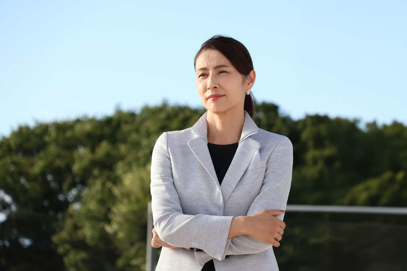 フジテレビ系「ビリオン×スクール」より水野美紀（C）フジテレビ