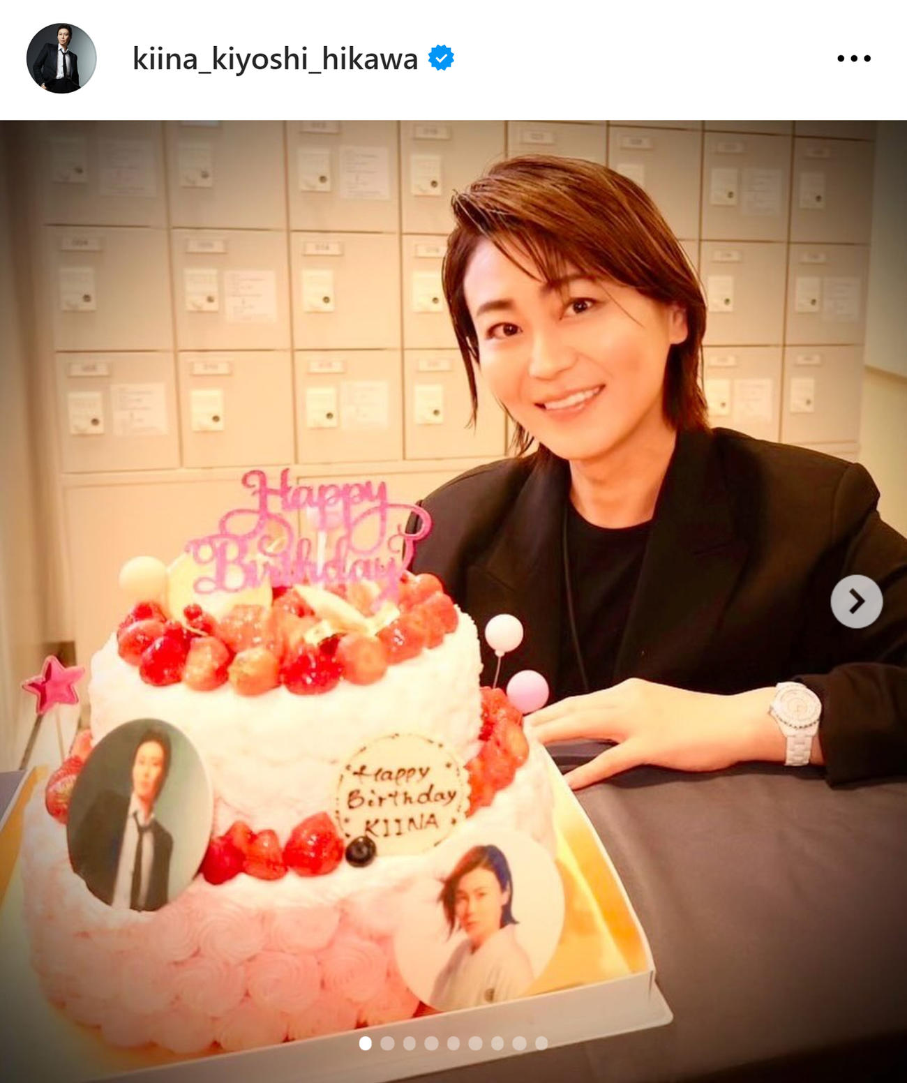 氷川きよしのインスタグラムから