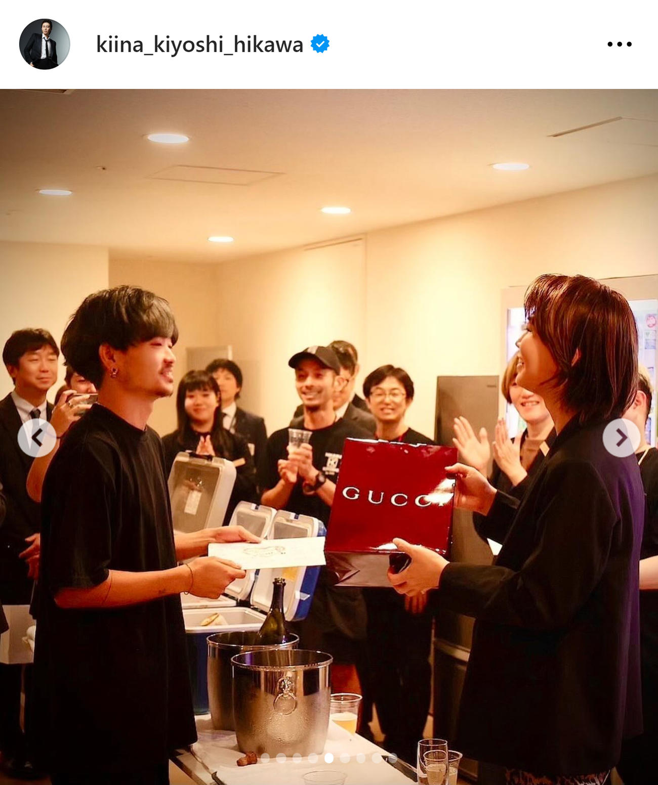 氷川きよしのインスタグラムから