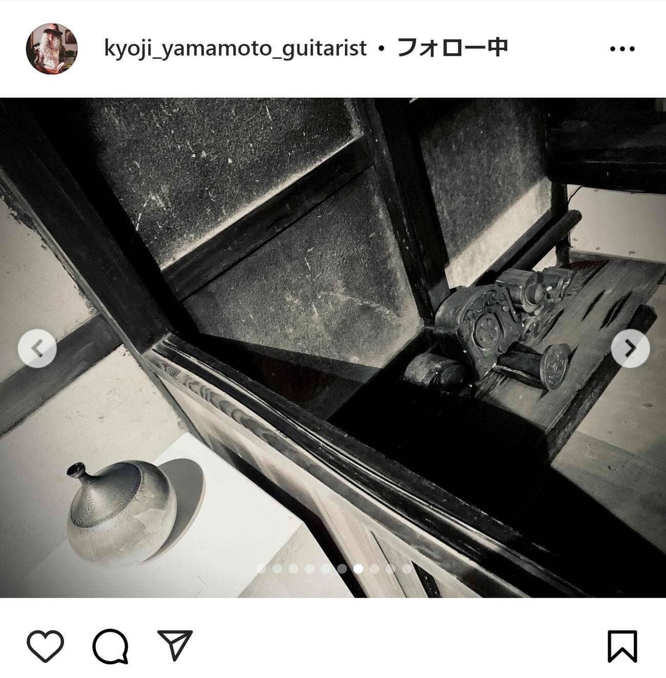 山本恭司のインスタグラムから