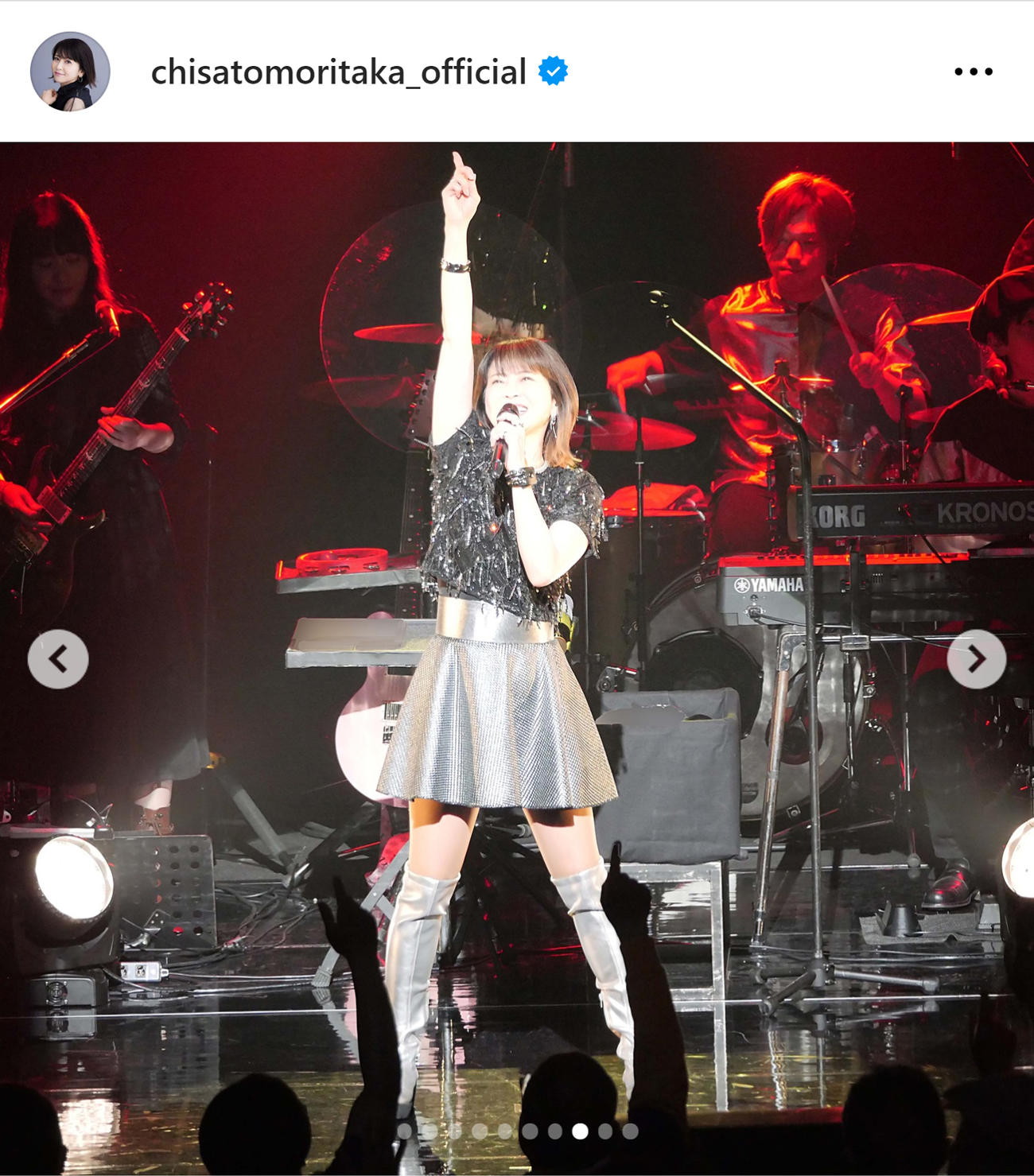 森高千里のインスタグラムから