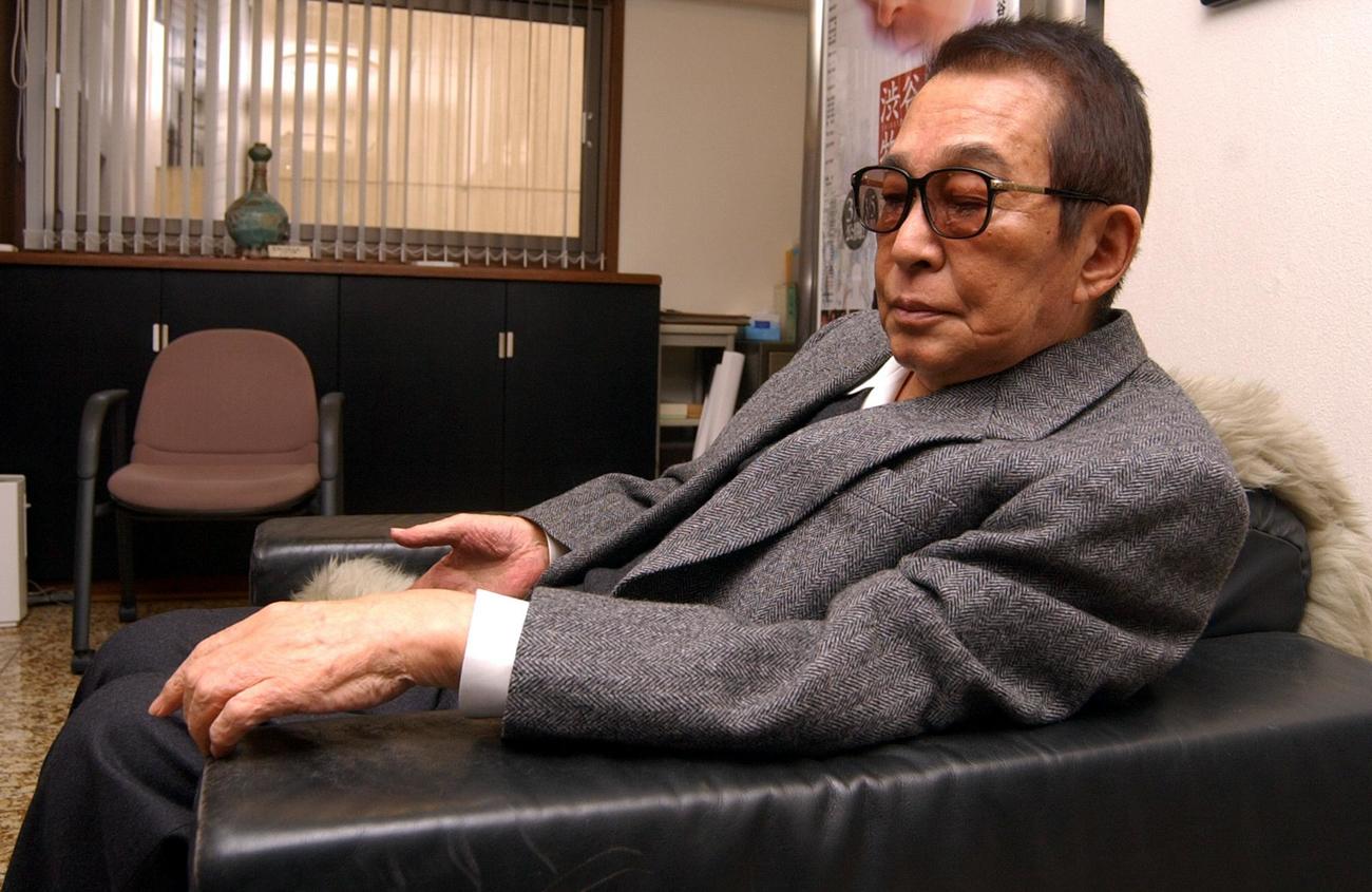 安藤昇さん（2005年撮影）